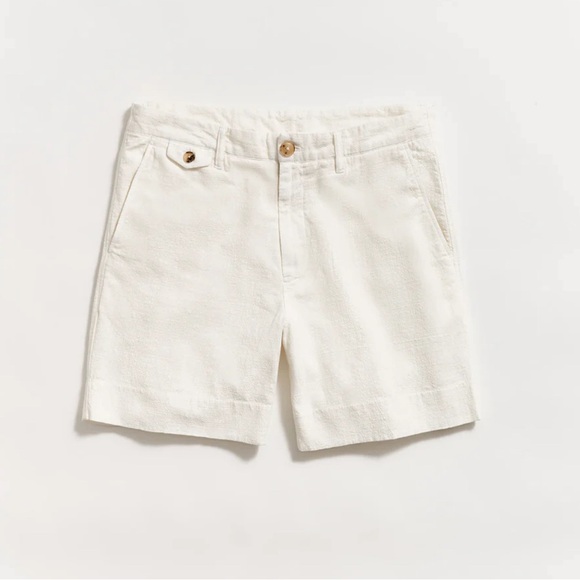 Billy Reid Slub Cotton Short 33 - Picture 1 of 5